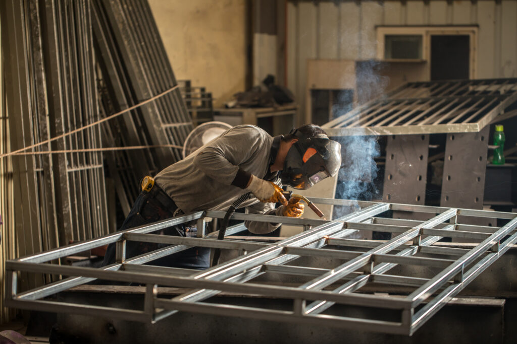 Networking for metal fabrication company